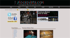 Desktop Screenshot of mocapdata.com